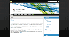 Desktop Screenshot of myfavoritetutor.net